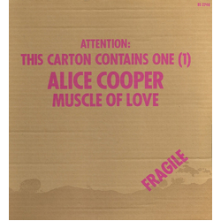 Alice Cooper auto-1 Muscle Of Love Vinyl LP USED