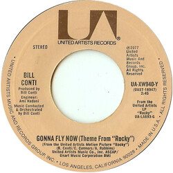 Bill Conti Gonna Fly Now (Theme From "Rocky") USED VINYL 7INCH 45 RPM SINGLE STYRENE STEREO
