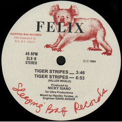 Felix (2) Tiger Stripes USED VINYL 12INCH 45 RPM REISSUE REMASTERED