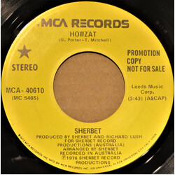 Sherbet Howzat USED VINYL 7INCH 45 RPM SINGLE PROMO STEREO