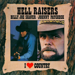 Billy Joe Shaver / Johnny Paycheck Hell Raisers Vinyl LP USED