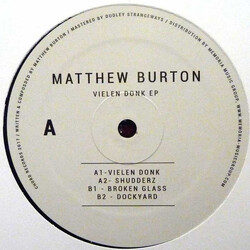 Matthew Burton Vielen Donk EP USED VINYL 12INCH 33 S RPM EP