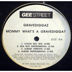 Gravediggaz 1-800-Suicide / Mommy What's A Gravedigga? VINYL 12" USED
