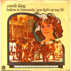 Carole King Believe In Humanity / You Light Up My Life USED VINYL 7INCH 45 RPM PROMO MONO