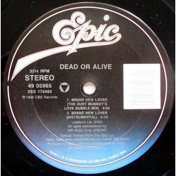 Dead Or Alive Brand New Lover USED VINYL 12INCH 33 S RPM