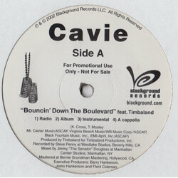 Cavie Bouncin' Down The Boulevard / Dr. Kevorkian USED VINYL 12INCH 33 S RPM PROMO