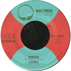 Lobo (3) Rings USED VINYL 7INCH SINGLE 45 RPM