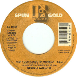 The Georgia Satellites Keep Your Hands To Yourself / Battleship Chains USED VINYL 7INCH 45 RPM SINGLE