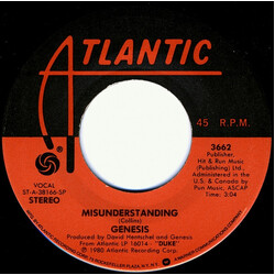 Genesis Misunderstanding USED VINYL 7INCH 45 RPM SINGLE
