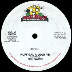 Buju Banton Nuff Gal A Look Yu USED VINYL 12INCH