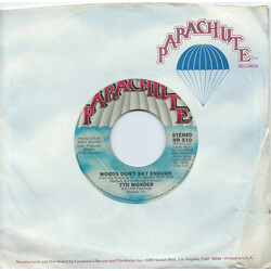 7th Wonder Words Don't Say Enough USED VINYL 7INCH 45 RPM SINGLE