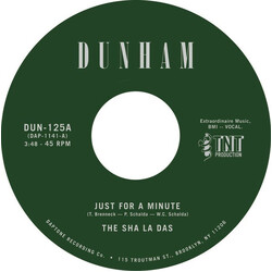 The Sha La Das Just For A Minute / Silver Linings USED VINYL 7INCH 45 RPM SINGLE