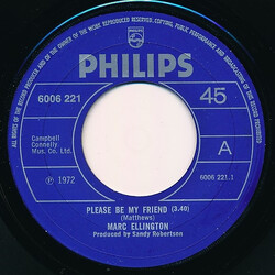 Marc Ellington Please Be My Friend USED VINYL 7INCH 45 RPM SINGLE