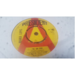 Maria Lopis Im On Fire USED VINYL 7INCH PROMO