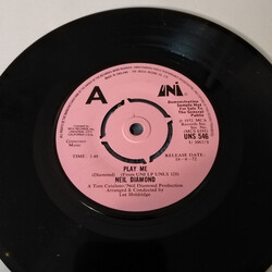 Neil Diamond Play Me USED VINYL 7INCH 45 RPM SINGLE PROMO