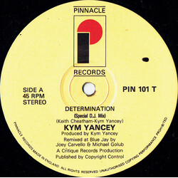 Kym Yancey Determination USED VINYL 12INCH 45 RPM STEREO