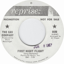 Gas Company First Night Flight Vinyl 7" USED