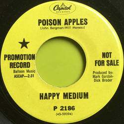 The Happy Medium Poison Apples Vinyl 7" USED