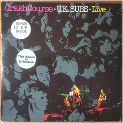 UK Subs Crash Course - Live Vinyl LP USED
