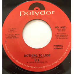 UK (3) Nothing To Lose / In The Dead Of Night USED VINYL 7INCH 45 RPM SINGLE