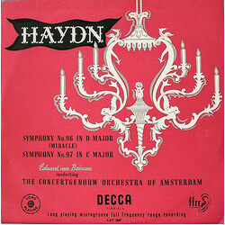Joseph Haydn / Eduard van Beinum / Concertgebouworkest Symphony No.96 / Symphony No.97 Vinyl LP USED