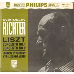 Franz Liszt / Sviatoslav Richter / The London Symphony Orchestra / Kiril Kondrashin Concerto No.1 . Concerto No.2 Vinyl LP USED