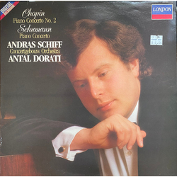 András Schiff / Concertgebouworkest / Antal Dorati Chopin: Piano Concerto No. 2 / Schumann: Piano Concerto Vinyl LP USED