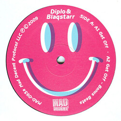 Diplo / Blaqstarr Get Off USED VINYL 12INCH 33 S RPM