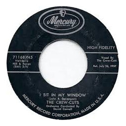 The Crew Cuts I Sit In My Window USED VINYL 7INCH 45 RPM SINGLE