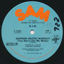 K.I.D. Hupendi Muziki Wangu?! (You Don't Like My Music) / It's Hot (Take It To The Top) USED VINYL 12INCH EP 33 S RPM
