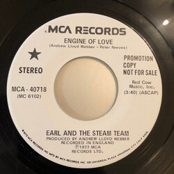 Earl And The Steam Team Engine Of Love USED VINYL 7INCH 45 RPM PROMO STEREO