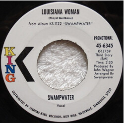 Swampwater Louisiana Woman USED VINYL 7INCH SINGLE PROMO STEREO MONO