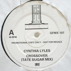 Cynthia Lyles Crossover (Tate Sugar Mix) USED VINYL 12INCH 45 RPM PROMO