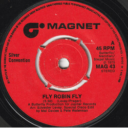 Silver Convention Fly Robin Fly USED VINYL 7INCH 45 RPM SINGLE STEREO