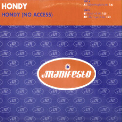 Hondy Hondy (No Access) VINYL 12" USED