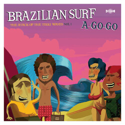 Various Brazilian Surf A-Go-Go: The Attack Of The Tiki Waves Vol.1 Vinyl LP USED