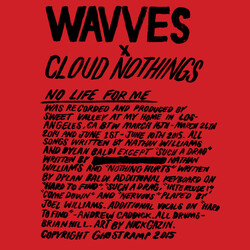 Wavves / Cloud Nothings No Life For Me Vinyl LP USED