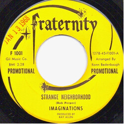 The Imaginations (3) Strange Neighborhood USED VINYL 7INCH 45 RPM SINGLE PROMO