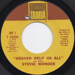 Stevie Wonder Heaven Help Us All USED VINYL 7INCH 45 RPM SINGLE