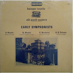 The Mozart Society Players / Carl Stamitz / Jan Václav Antonín Stamic / Luigi Boccherini / Georg Philipp Telemann Early Symphonists Vinyl LP USED