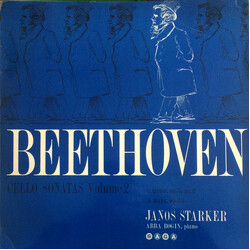 Janos Starker / Abba Bogin / Ludwig Van Beethoven Beethoven Cello Sonatas Vol. 2 Vinyl LP USED