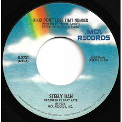Steely Dan Rikki Don't Lose That Number / Pretzel Logic USED VINYL 7INCH SINGLE 45 RPM REISSUE