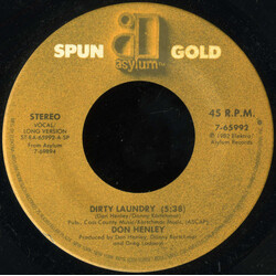 Don Henley Dirty Laundry / I Can't Stand Still USED VINYL 7INCH 45 RPM SINGLE