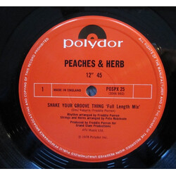 Peaches & Herb Shake Your Groove Thing VINYL 12" USED
