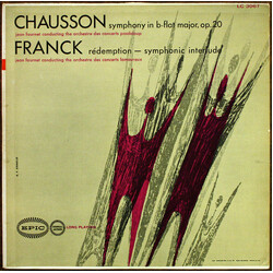 Ernest Chausson / César Franck / Jean Fournet / Orchestre De L'Association Des Concerts Pasdeloup / Orchestre Des Concerts Lamoureux Chausson: Symphon