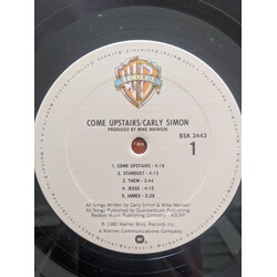 Carly Simon Come Upstairs Vinyl LP USED