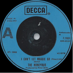 Honeybus I Can't Let Maggie Go USED VINYL 7INCH 45 RPM SINGLE REISSUE