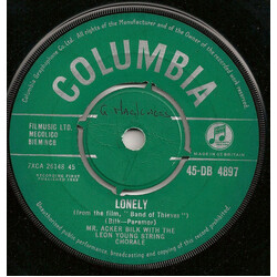 Acker Bilk / The Leon Young String Chorale Lonely USED VINYL 7INCH 45 RPM SINGLE
