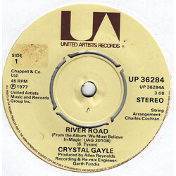 Crystal Gayle River Road USED VINYL 7INCH 45 RPM SINGLE