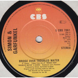 Simon & Garfunkel Bridge Over Troubled Water USED VINYL 7INCH REISSUE 45 RPM